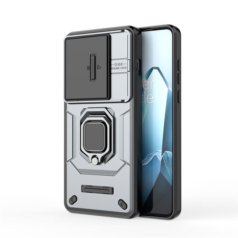 Shockproof Case For OnePlus 13 Case OnePlus 13 Ring Holder Magnetic Full Back Cover For OnePlus 13 Push Window Case 6.82 inch