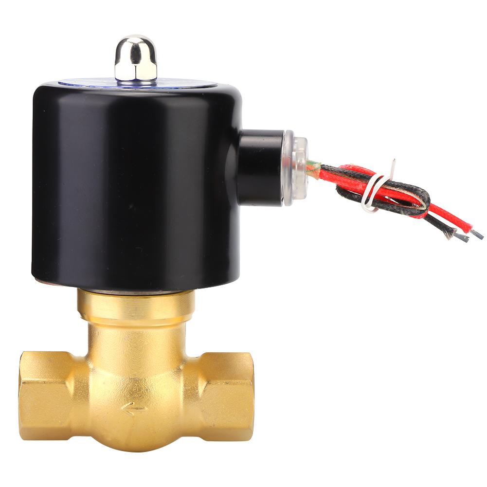 Steam Solenoid Valve Industrial Brass Female Thread G1 2in for Air Gas Oil ZQDF 15AC110V