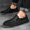 Fashion New British Style Men Genuine Leather Shoes Classic Business Office Shoes Casual Loafers Breathable Thick Bottom Men Dress Shoes