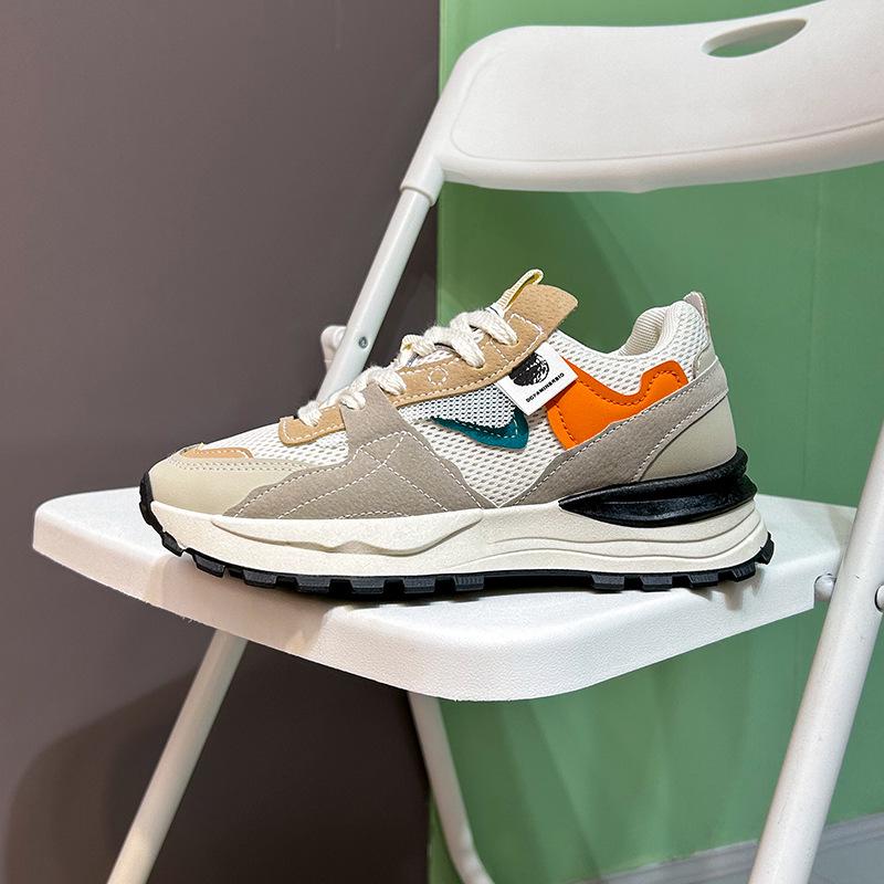 

Женские туфли с круглым носком в стиле Форреста Гампа, весна 2025: Повседневная спортивная обувь на толстой подошве, износостойкая, дышащая (Модель 6657) 36 хаки