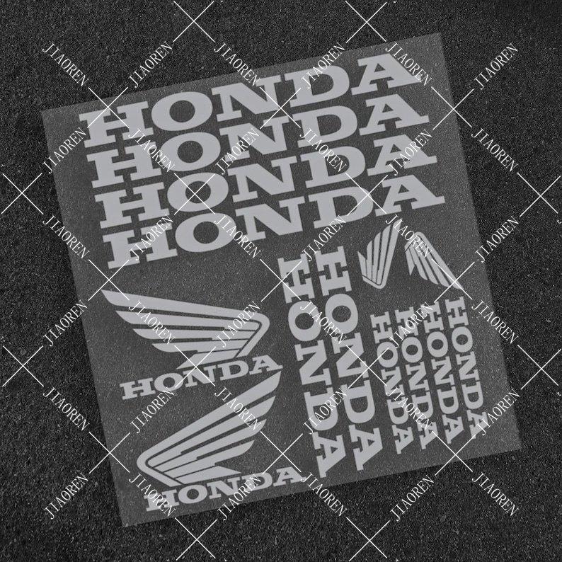 Vinyl Honda Sticker Wing Decal Motorcycle Logo Kit