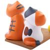 Cute Cat Figurine Model Toy Figures Lazy Holder Action Figures Cat Desk Holder Phone Holder