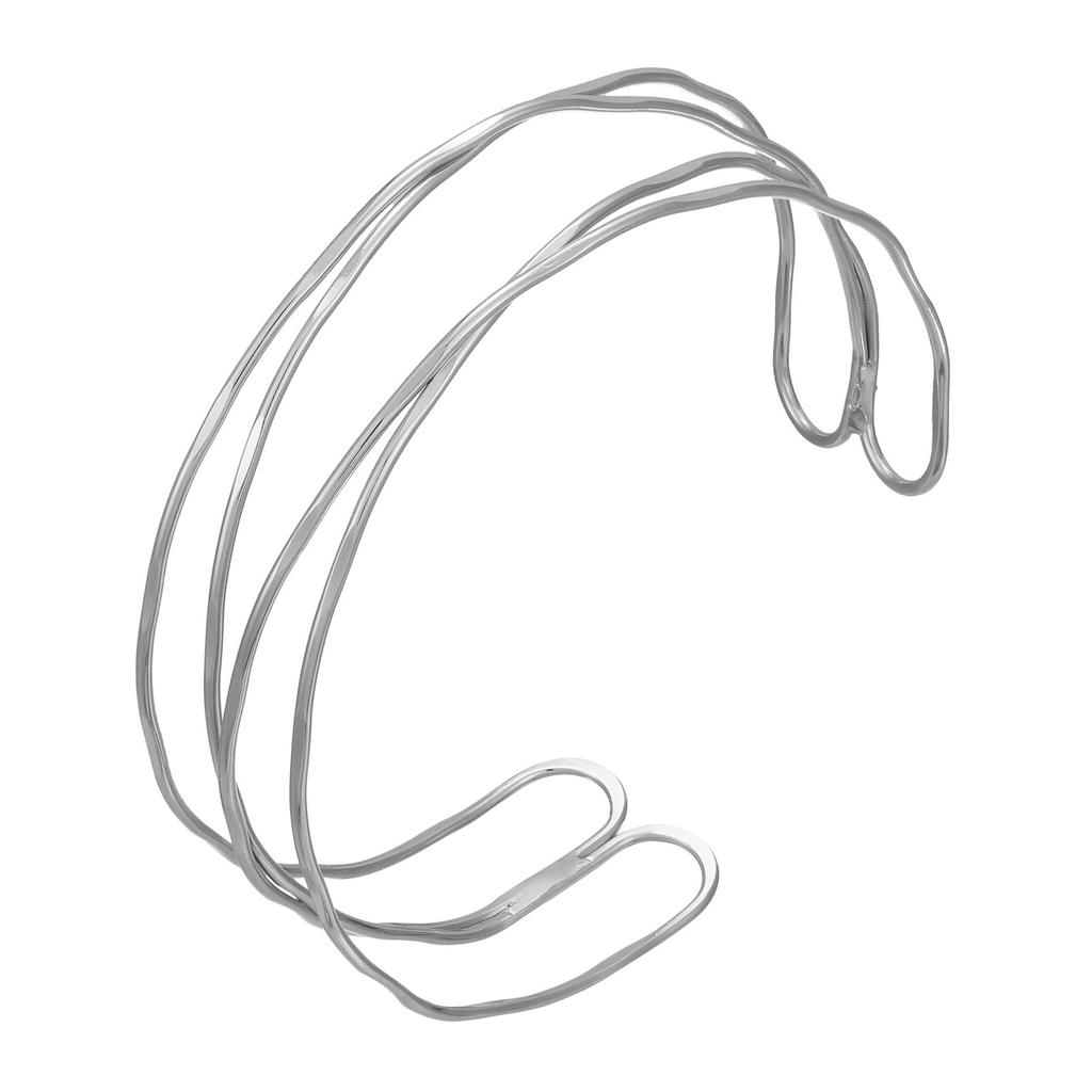 Elegant Arm Cuff Bracelet Gold Hollowed Multilayered Openwork For Women and Girl Fashion Jewelry Arm Accessories