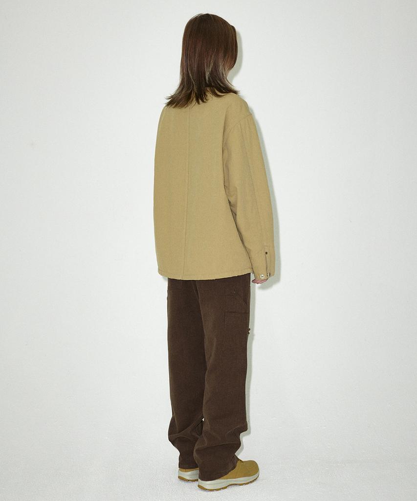 MAHAGRID Double Knee Canvas Pant Brown(Mg2Efmd113A)