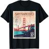 Retro San Francisco Golden Gate Bridge SF Traveler T-Shirt