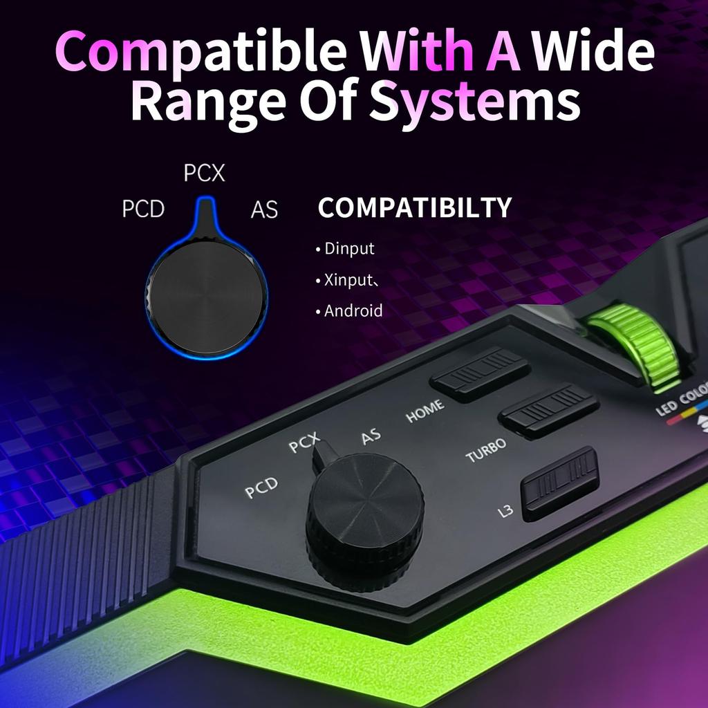 Qanba Q8 Silent Arcade Joystick Qanba Q8 Silent Arcade Joystick Gravity Mechanical Shaft Switch Silent Lever Gravity KS RGB LED model equipped with