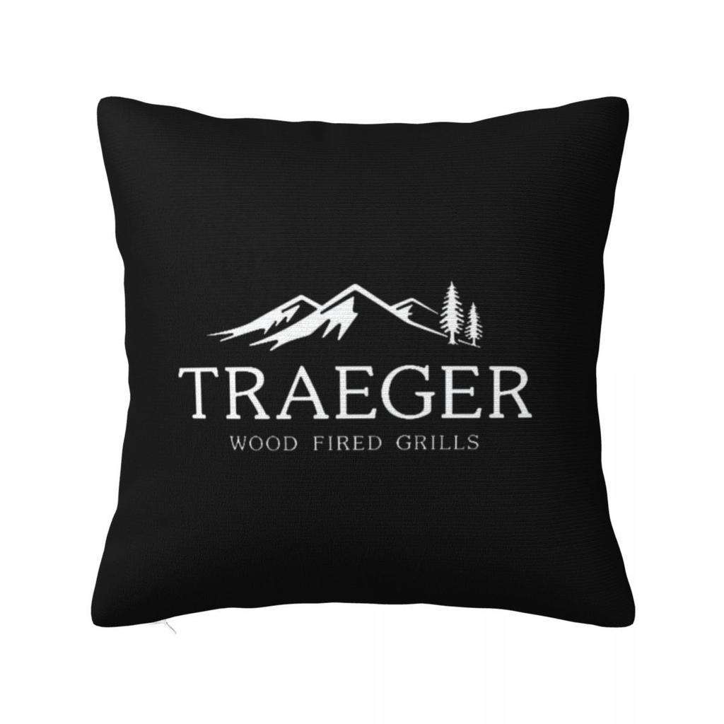Traeger Pellet Grill Smoke BBQ Essential Square Pillowcase Cushion Cover Pillow Case Throw Pillow Cover for Home Bedroom Car