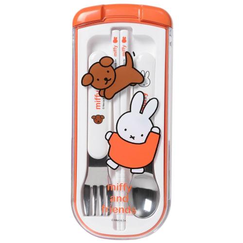 Kutsuwa Miffy Trio Set, Miffy Kids Lunch Series, MF815, Made In Japan