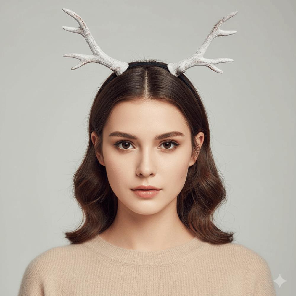 Lightweight Halloween Hair Hoop Comfortable To Wear Cosplay Horn Headwear  Creative Photoshoots