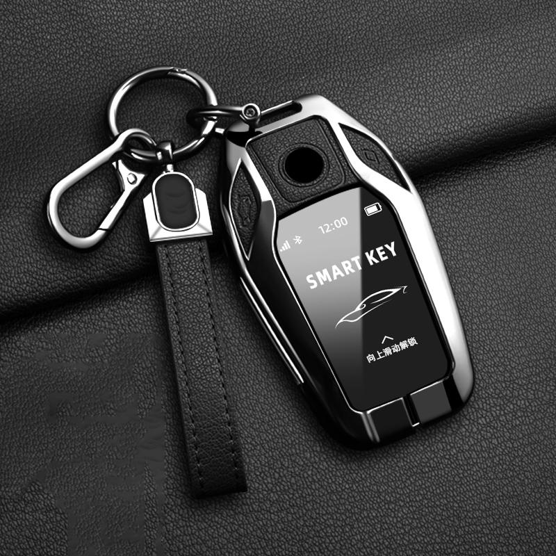 Husă Carcasă Cheie Auto Aliaj Zinc Pentru Bmw Seria 1 3 5 7 X1 X3 X5 X6 X7 F30 G20 F34 F31 G30 G01 F15 G05 I3 M4 Seria Accesorii