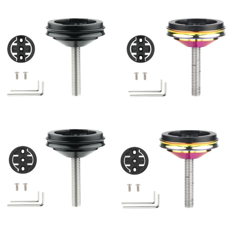 High Strength Bicycles Computer Holder Stem Top Cap Replacement Stopwatch Bracket Fixing Base Cycling Accessories