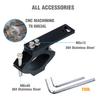 Aluminum Alloy Motorcycle LED Headlight Tube Fork Bracket Clamp Holder 22-36mm