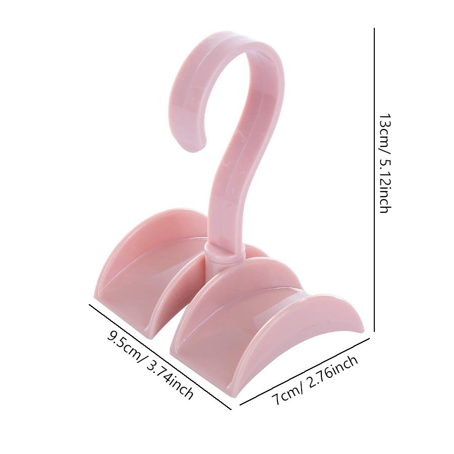 Rotatable Clothes & Bag Hanger Rack, Multifunctional Hook Wardrobe Bag Storage, Backpack Closet Storage Organizer