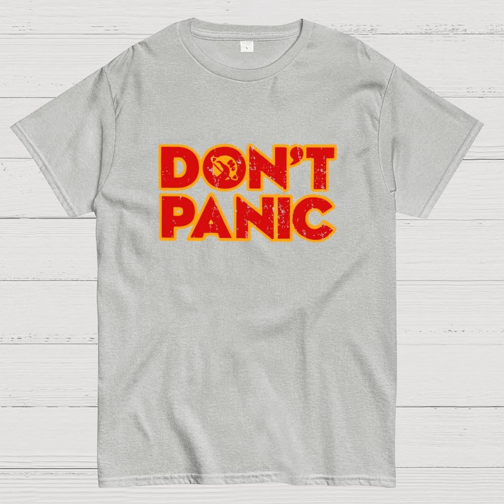 Dont Panic Cotton Summer Casual Cool Loose T-Shirt