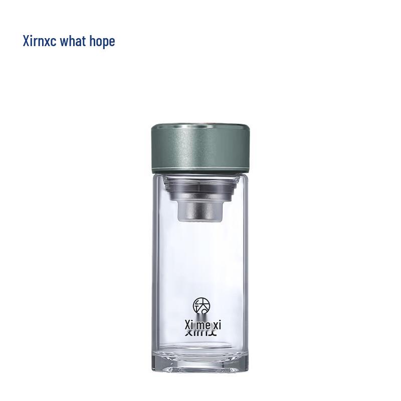 XIMX Borosilicate Glass Cup with Pure Titanium Filter
