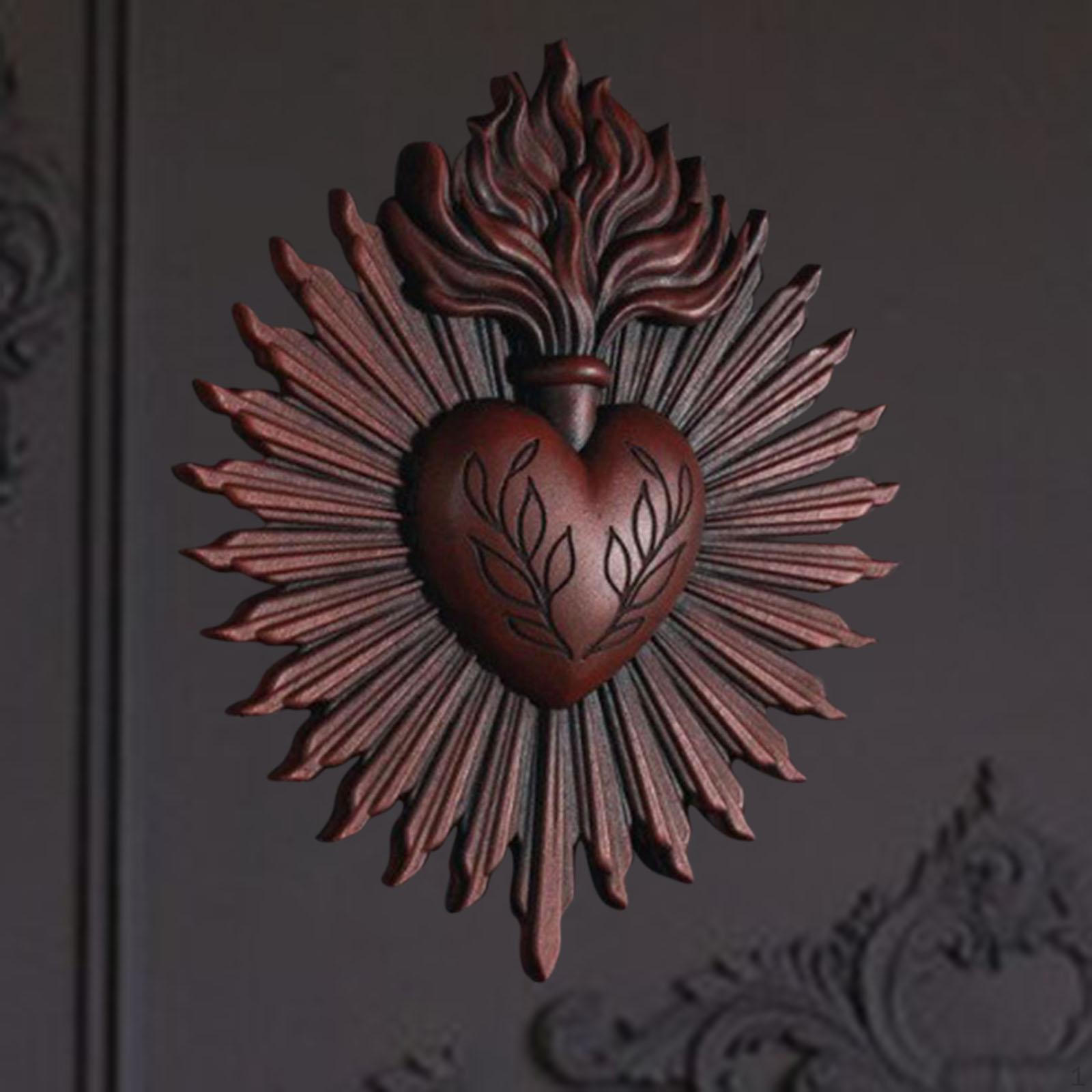 

Готическое искусство, религиозный предмет декора для дома и отеля красный