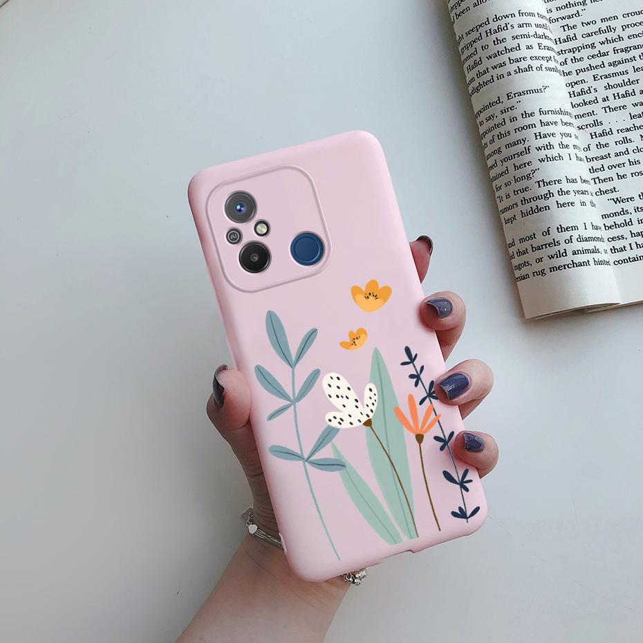For Xiaomi Redmi 12C Case Cute Love Heart Phone Case Bumper Back Shockproof Soft TPU Cover For Redmi 12C 12 C Case Fundas 6.71''