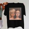 2026 Summer Unisexs Retro Angry Doll Print Tshirt Cotton Casual Stylish Streetwear Oversized Suitable For Any Occasion