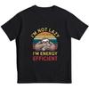 Boys Girls Funny Sloth I'm Not Lazy I'm Energy Efficient T-Shirt Cotton Tee Shirt for 1-12 Years Old Children