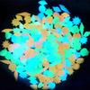 50Pcs Luminous Stones Fish Tank Aquarium Ornament Glow In The Dark Pebbles Outdoor Yard Lawn Path Walkways Decorations