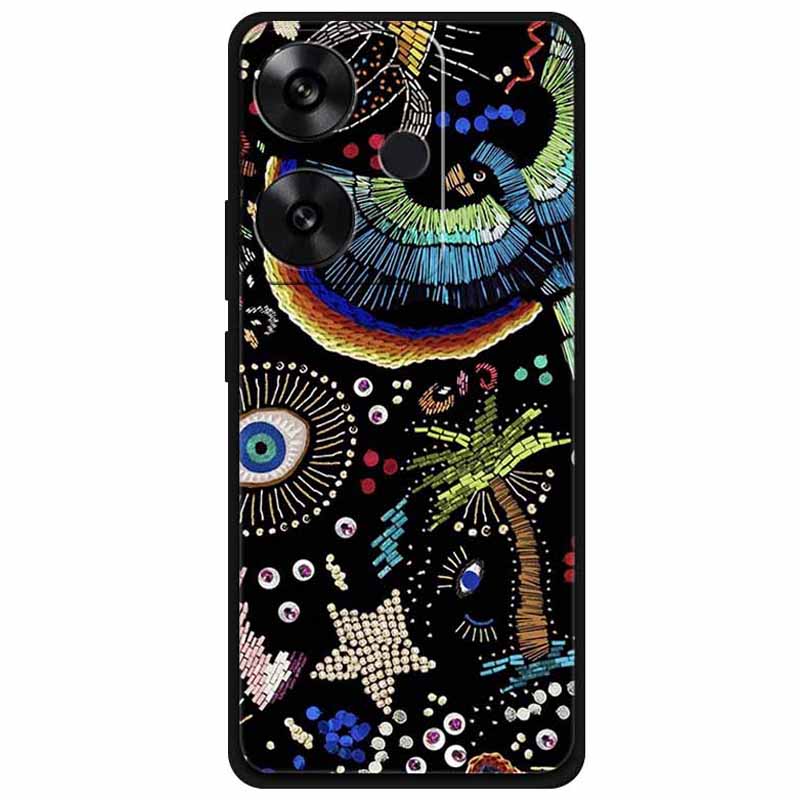 For Xiaomi Poco F6 5G/Redmi Turbo 3 5G Case Pattern Printing Soft TPU Cell Phone Cover