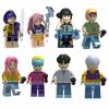 Saja Boys MOC Bricks KPop Demon Hunters Series Figures Model Assembled Building Blocks Plastic Doll for Children's Toys