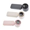 Handheld Turbo Fan 5 Levels Adjustable Quiet Folding Digital Display Portable Mini Pocket Fan with S