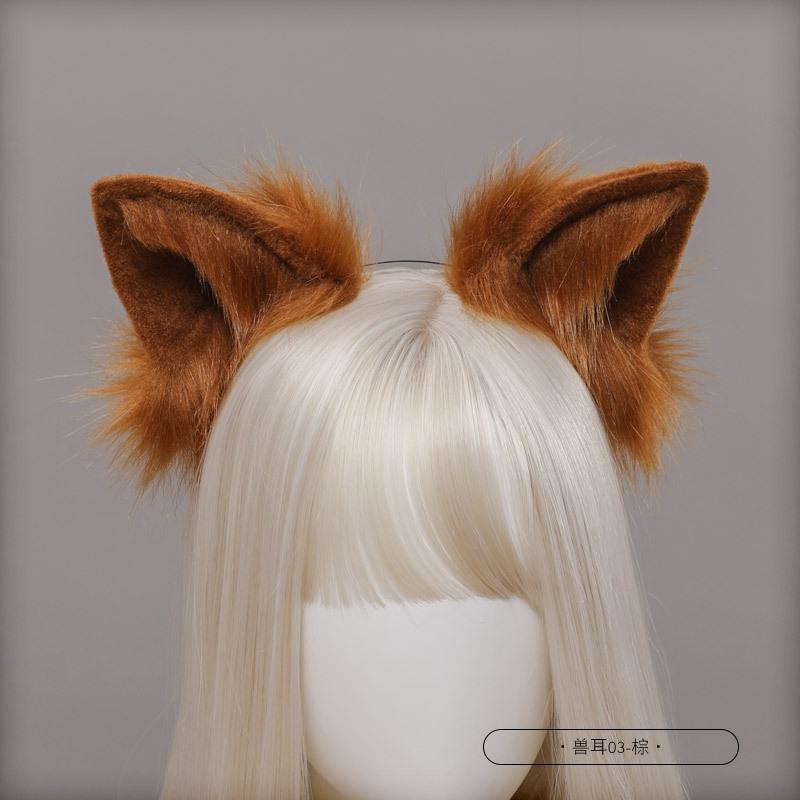 Handmade Simulation Beast Tail Cute Cosplay Dress Up Comic Show Fashion Accessories Handmade Plush Fox Tail