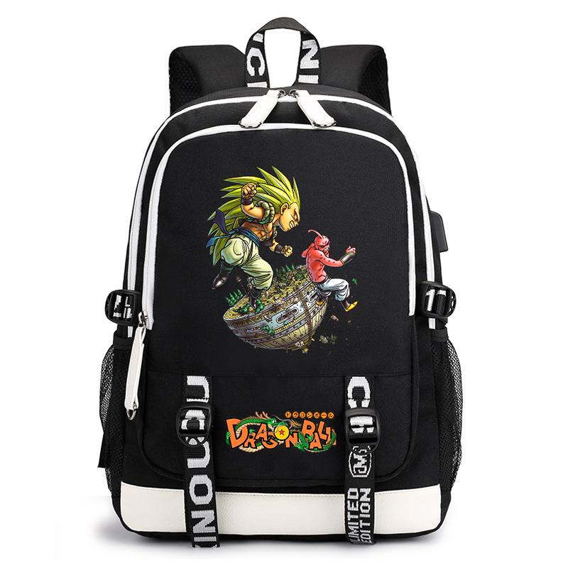 Anime Dragon Ball Backpack for School Casual Daypack for Kids Teenagers Students Boys Girls Everyday Use