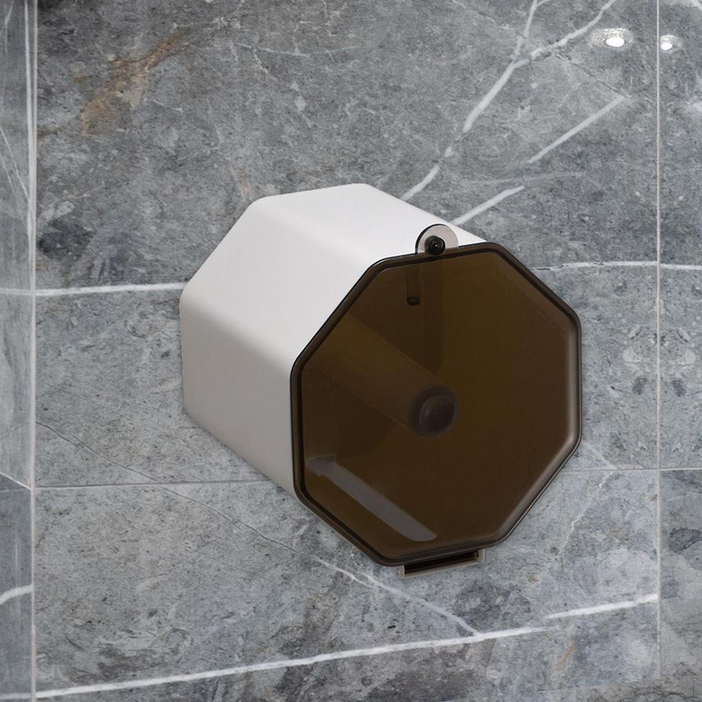 Toilet Paper Storage Box Wall Mounted for Living Room Bathroom Washroom