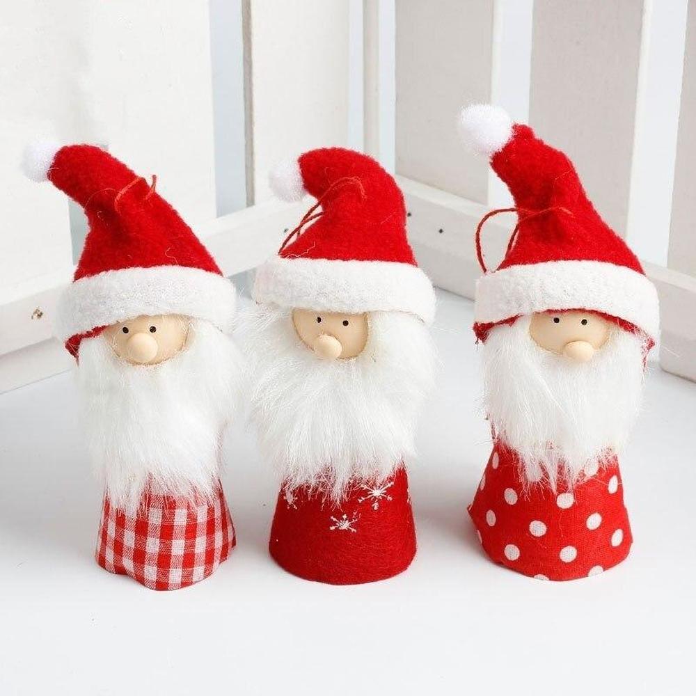 Pandantiv Păpușă din Pânză de Crăciun Mini Decor Pom de Crăciun Înger Moș Crăciun Om de Zăpadă Ornament Păpușă de Crăciun Decorațiune de Crăciun pentru Casă