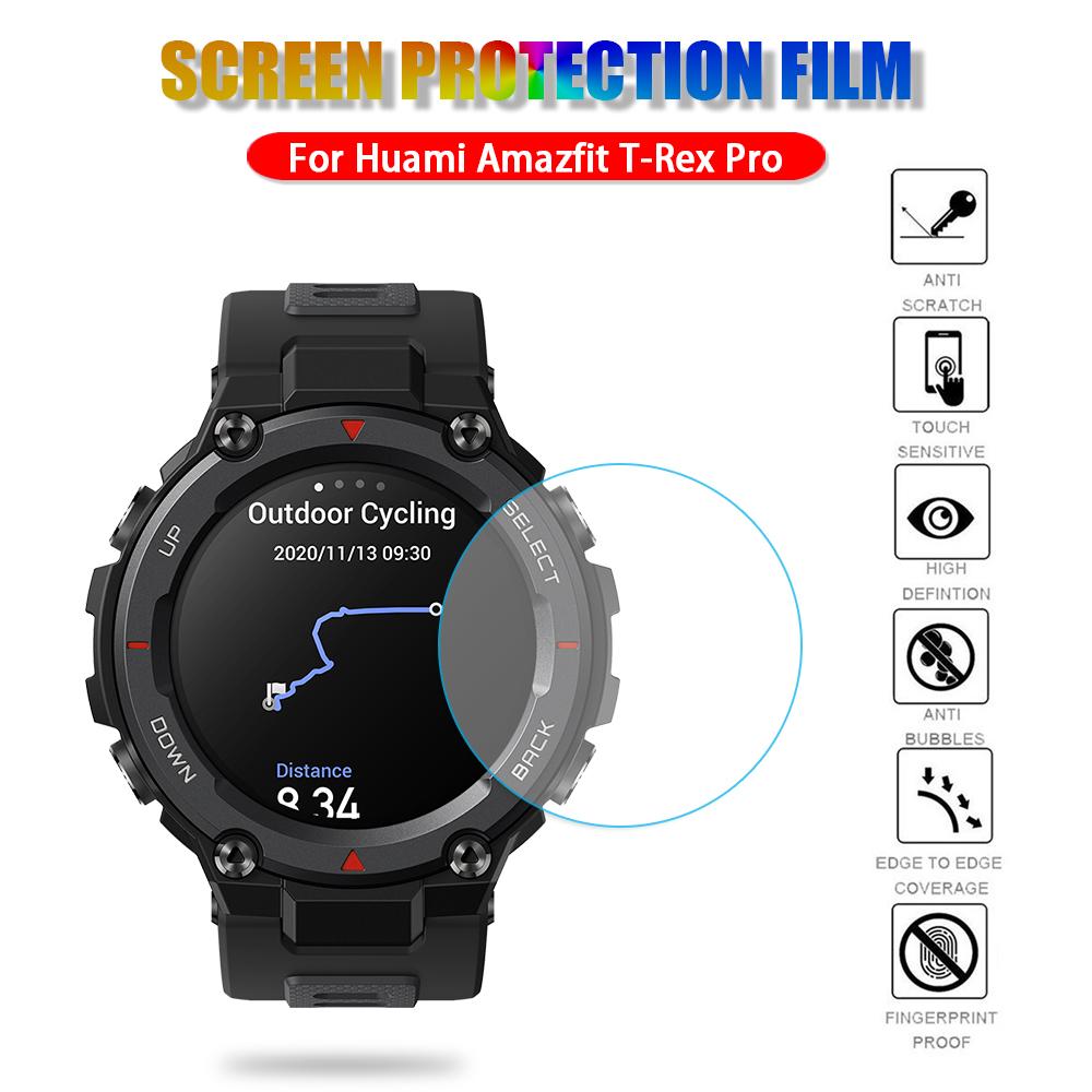 Tempered Glass Protective Film For Huami Amazfit T-Rex T-Rex Pro Smart Watch Screen Protector Accessories