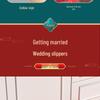 Festive Red Summer Wedding Slippers: Non-Slip Indoor Sandals for Couples