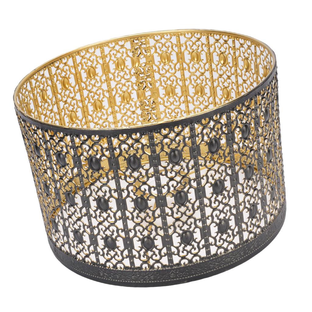 Metal Lamp Shade High Light Transmittance Modern Decorative Hollow Iron Lampshade for E14 E27 Bulbs