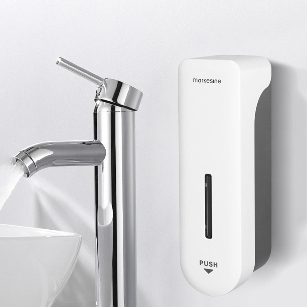 Press Pump Wall Mount Soap Dispenser Wall Mounted Refillable Soap Dispenser  Bathroom Accessories