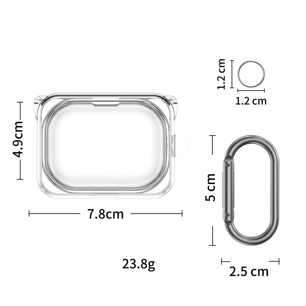 Soft TPU Case Cover Shockproof Protective Protector Headphone Accessories with Hook Shell for Nothing Ear(A)