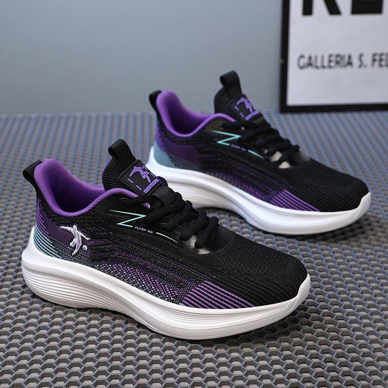 Girls' running shoes Girls' high school students' military training sneakers Women's junior high school students' lightweight shock-absorbing soft-so