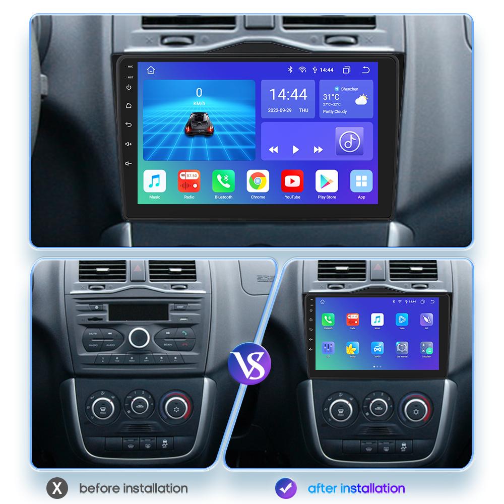 4G 2Din Android 12 Car Stereo Radio for LADA BA3 Granta Cross 2018 2019 GPS Navigation Multimedia Video Player Carplay Autoradio BT Intelligent Screen