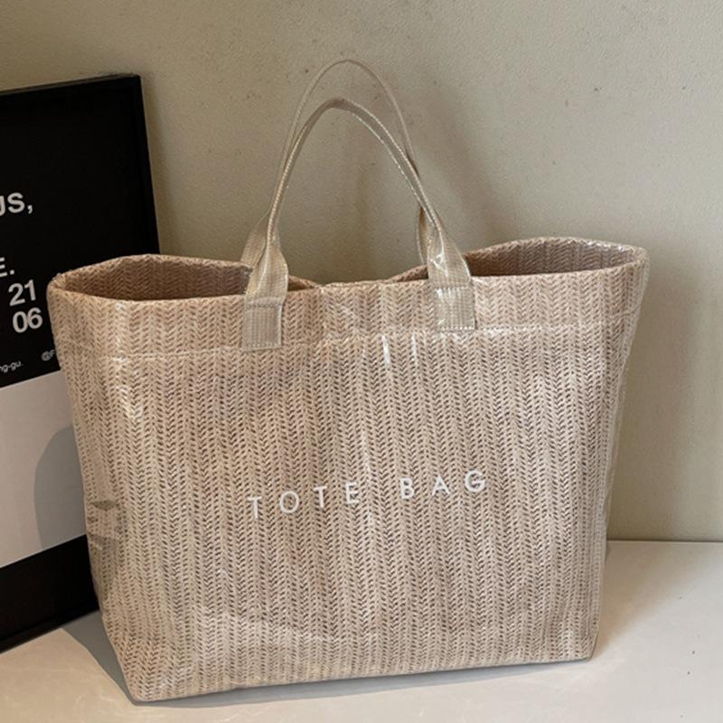 New soft durable vintage handheld large capacity premium texture soft durable outdoor handmade woven shoulder crossbody bag