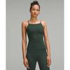 Align  High Neck CAmi TAnk Top  Light Support  A B Cup legAcy Green