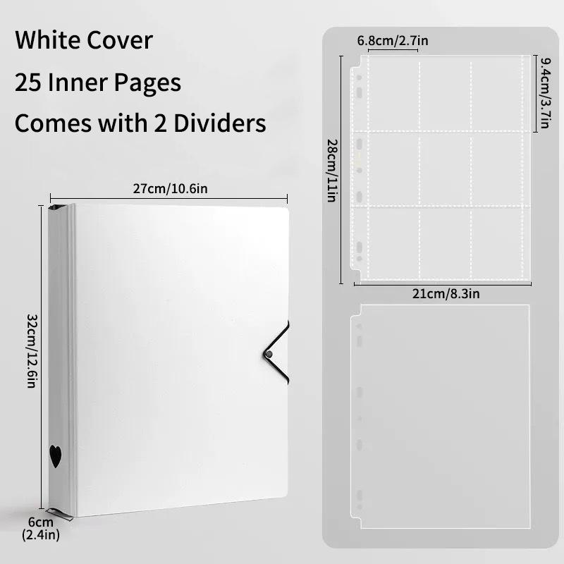 4/9 Grids Binder Photocard Holder Large Capacity Photo Album Kpop Photocard Holder Idol Card Collection Book Photo Memo Book