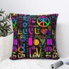 Katseye Beautiful Chaos Pillowcase Polyester Cushion Cover Decorative Pillow Case Cover Seater Square 4040cm