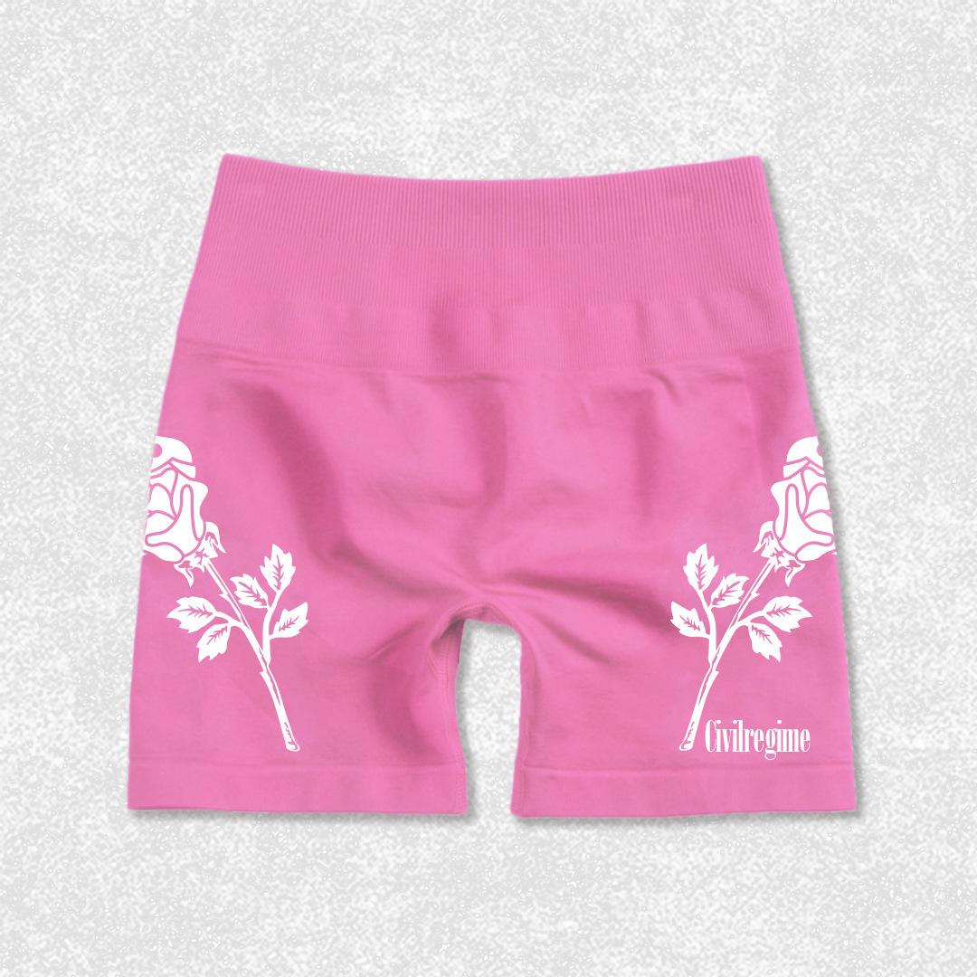 

Классические шорты для йоги и пилатеса с высокой посадкой «Роза» - Контроль живота для бега на открытом воздухе S (recommended 43-53 kg)