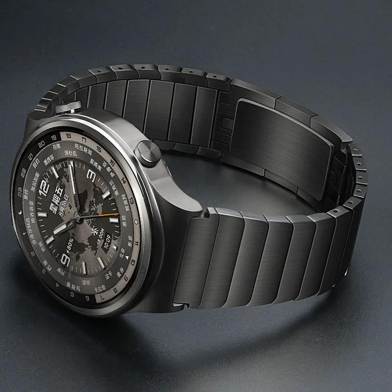 

22mm Bracelet Strap For Xiaomi Watch S4 Sport Stainless Steel Metal Band For Xiaomi Watch 2 2Pro S3 S2 S1Pro Active Mi Color 2 Mi Watch Color сірий колір