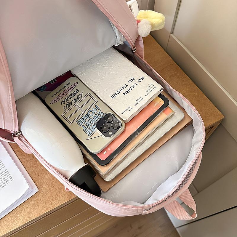 The New Schoolbag Is High-value, Fresh and Sweet Macaron Backpack, and the Lightweight Travel Backpack for Junior and High School Students.