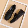 New Arrival Men's Soft Sole Leather Shoes Autumn Top Layer Cow Leather Business Casual Shoes For Middle-Aged Fathers Live Broadc