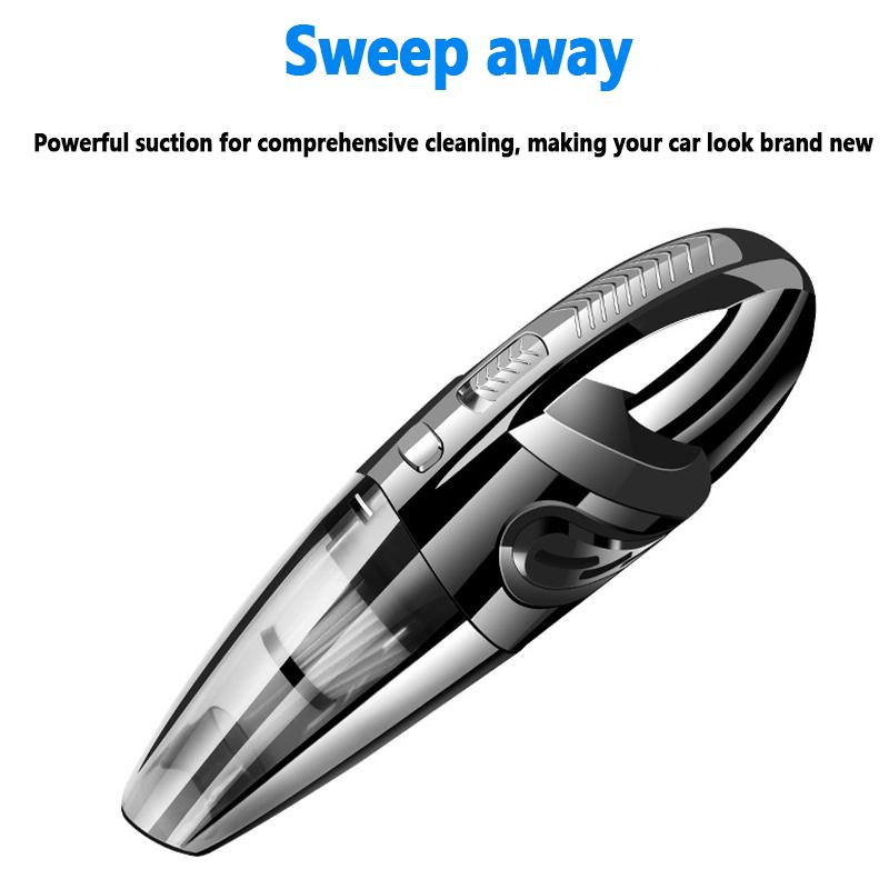 Wireless Car Vacuum Cleaner High Power Portable Handheld Dust Collector Home Strong Suction
