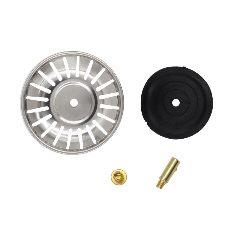 1Pcs Stainless Steel Replacement Strainer 79mm Kitchen Water Basin Sink Drainer Strainer Leach Basket Waste Plug Stopper Filter