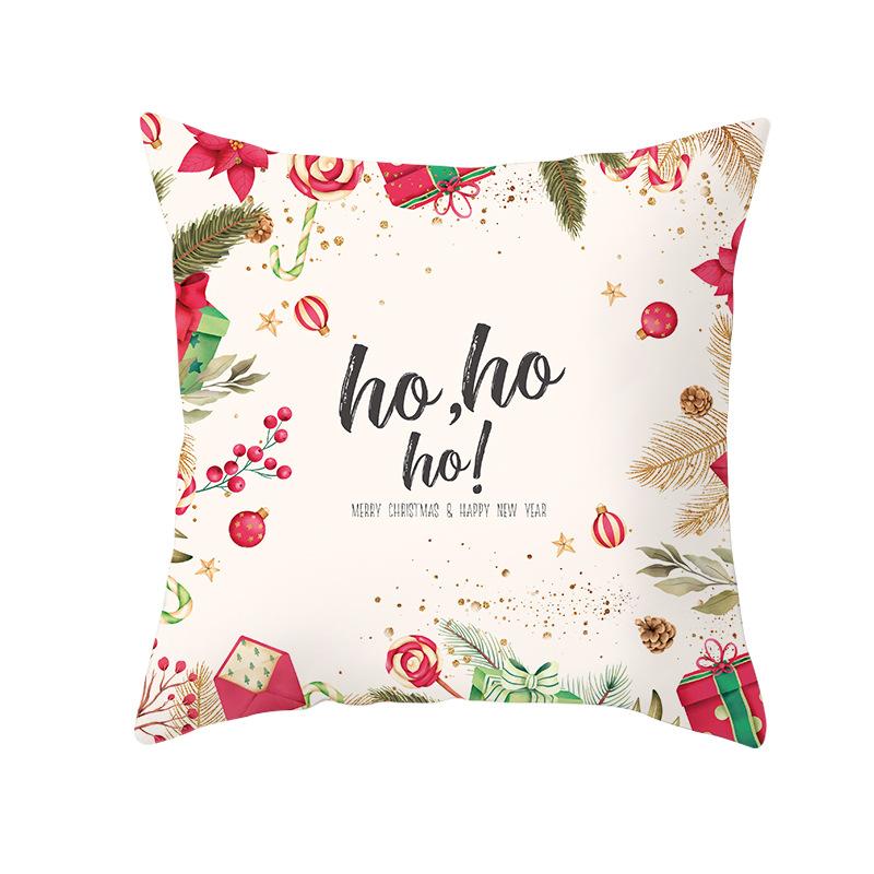 Nordic Christmas Pillowcase Christmas Ball Decoration Home Sofa Cushion Cover