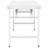 Table de travail pliable de cuisine 120x60x80 cm Inox